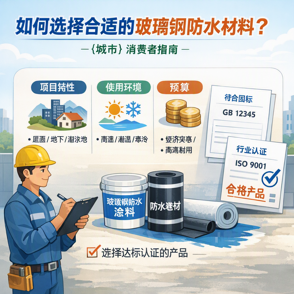 如何判定玻璃钢防水材料的合格标准? 宁德 消费者指南