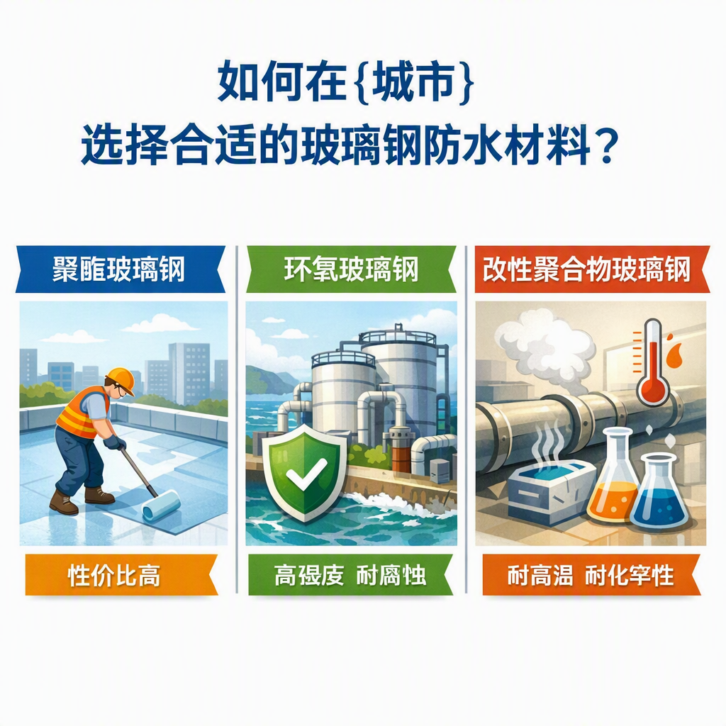 如何在宁德选择合适的玻璃钢防水材料?